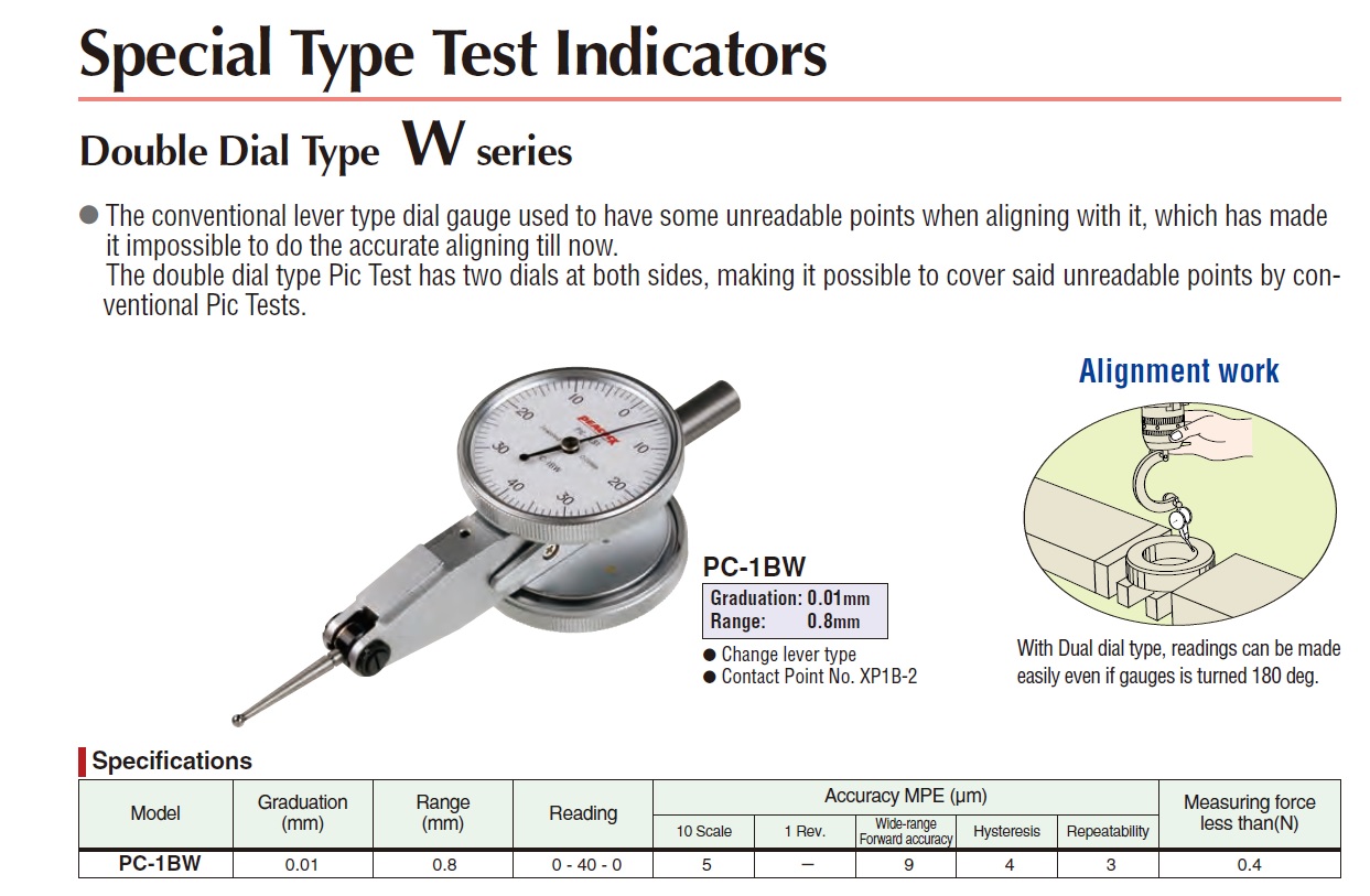 Ichiban Precision Sdn Bhd Peacock Peacock Lever Type Dial Indicator